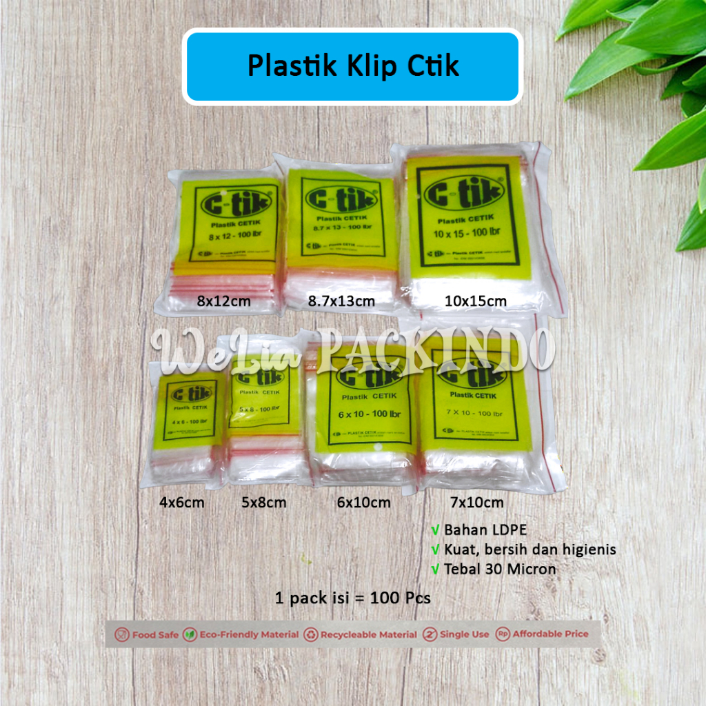 Jual Plastik Klip Ctik 4x6 5x8 6x10 7x10 8x12 87x13 10x15 Zipper Ziplock Shopee 7217