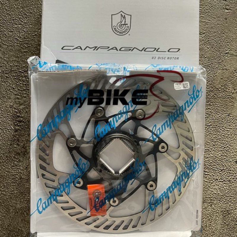 Campagnolo AFS Bremsscheiben Silber/Schwarz 140 Mm