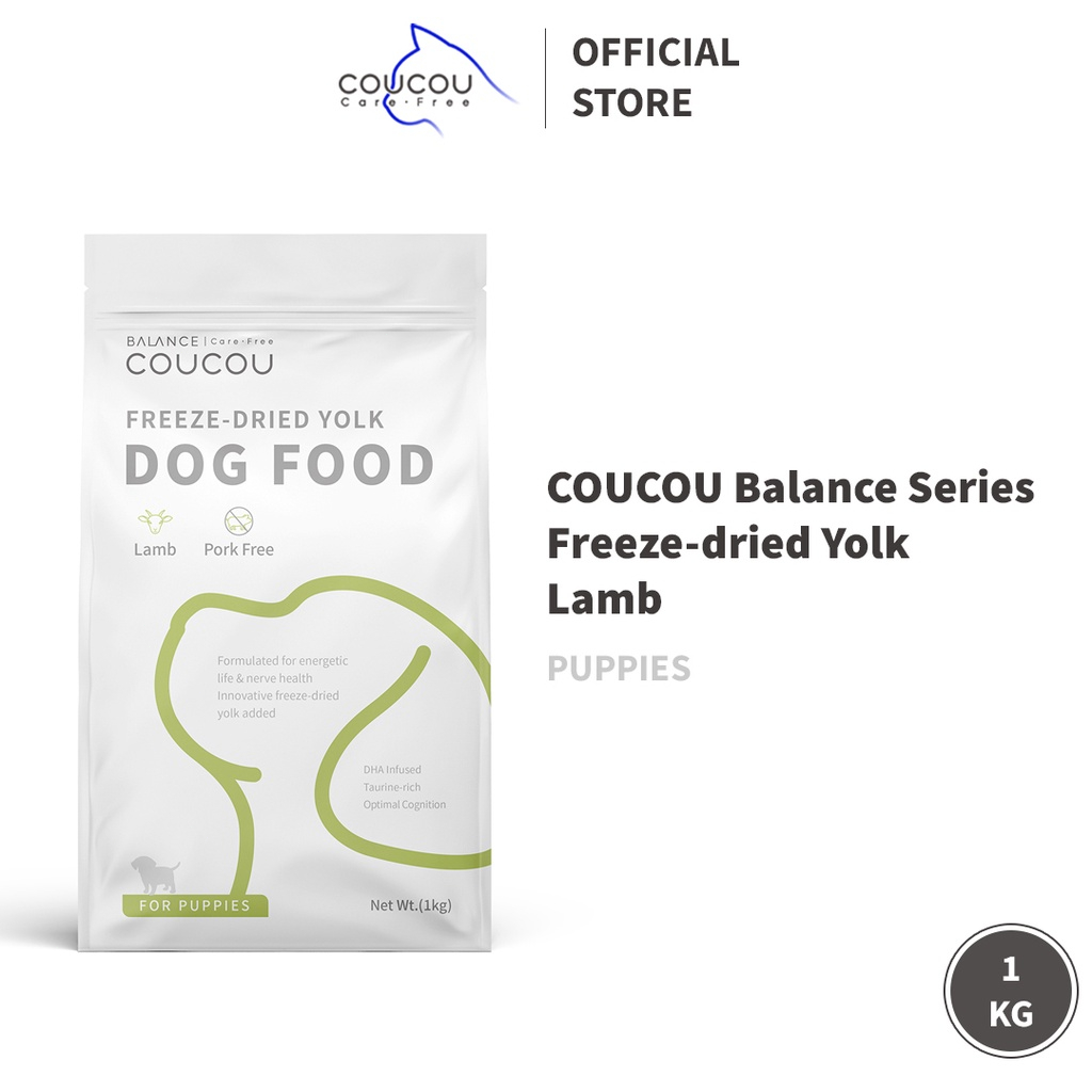 Jual COUCOU Dog Food Balance Series FreezeDried Raw Lamb Puppies 1 Kg