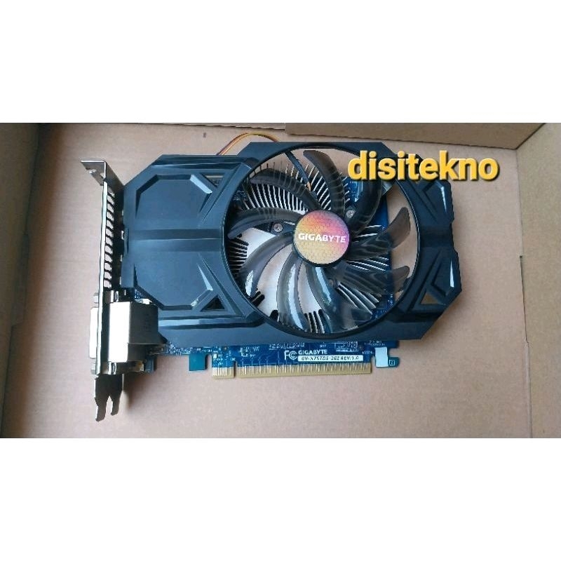 VGA NVIDIA GeForce GTX 750 Ti 2GB DDR5 128Bit Gigabyte