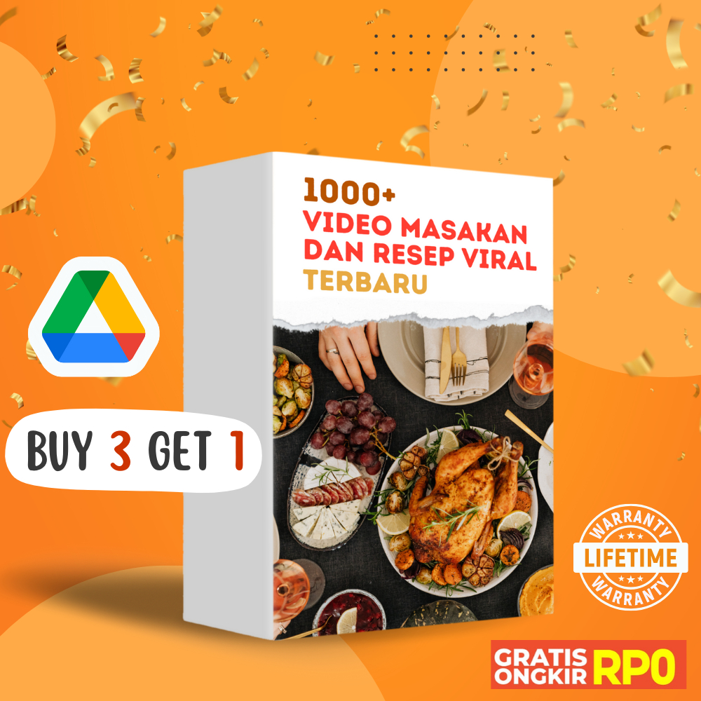 Jual 1000+ VIDEO MASAKAN & RESEP VIRAL TERBARU SIAP UPLOAD | Shopee  Indonesia