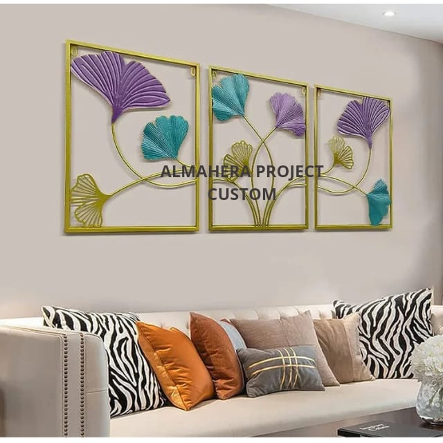 Jual ALMAHERA PROJECT Hiasan Dinding Besi 1 Set ISI 3 Model Jamur ...