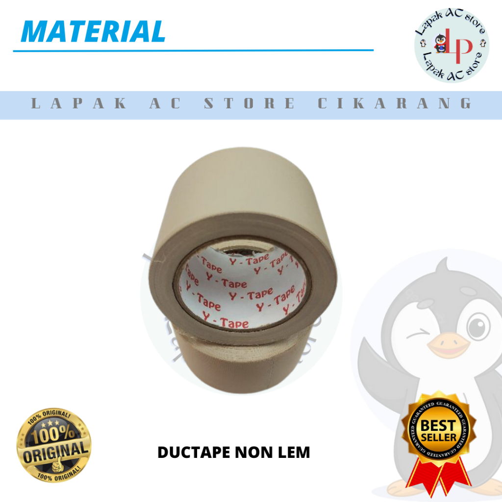 Jual DUCT TAPE NON LEM/ ISOLASI AC/ LAKBAN AC NON LEM | Shopee Indonesia