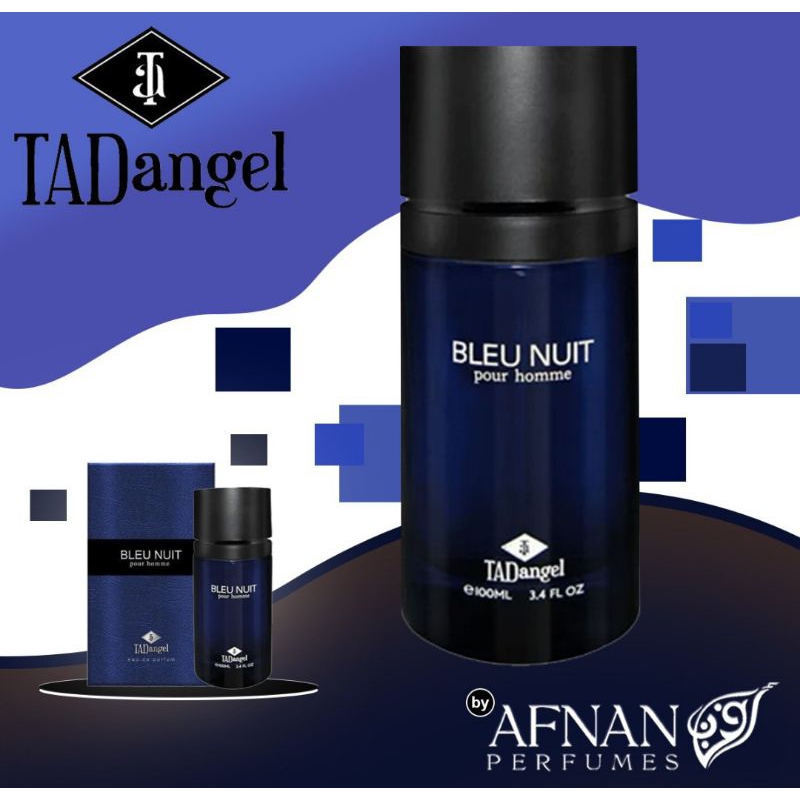 Jual (Original Parfum) Tad Angel Bleu Nuit By Afnan Edp 100ML