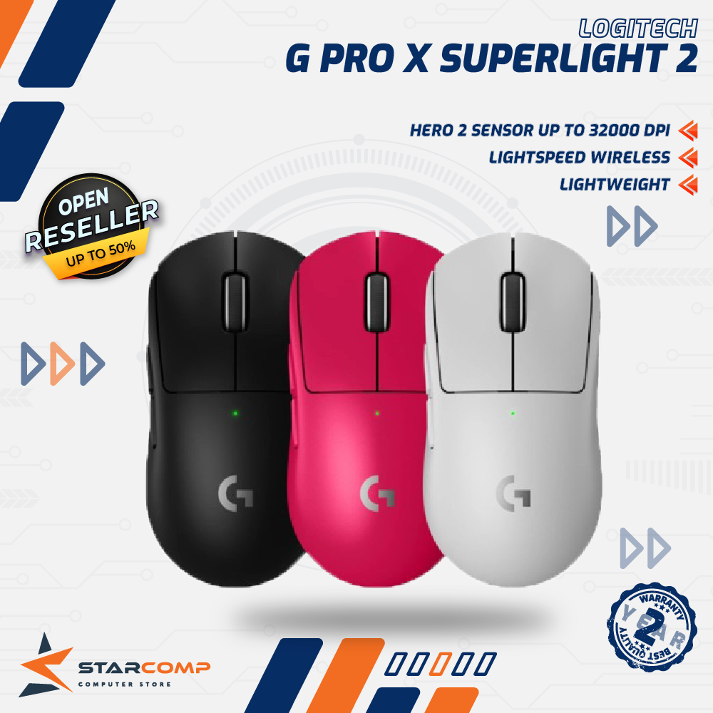 Logitech G Pro X Superlight 2 Wireless Gaming Mouse