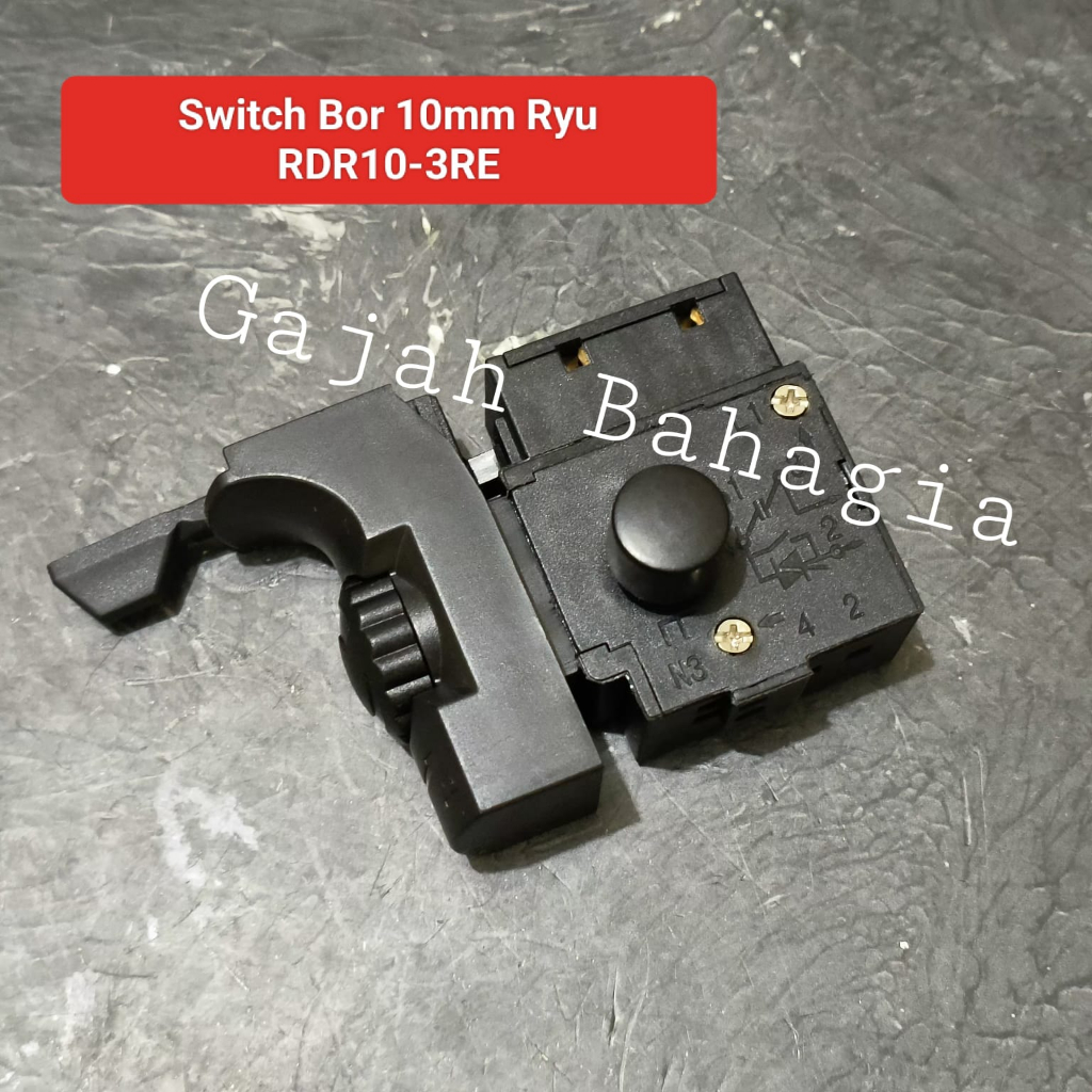 Jual Switch Saklar on off Bor 10mm Ryu RDR10-3RE Spare part | Shopee ...