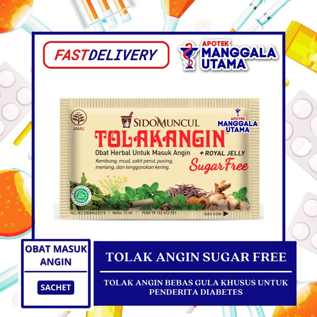 Jual Tolak Angin Sugar Free Per Sachet Shopee Indonesia