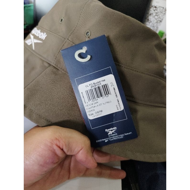 Jual topi hat bucket reebok original army cl fo bucket hat armygr ...
