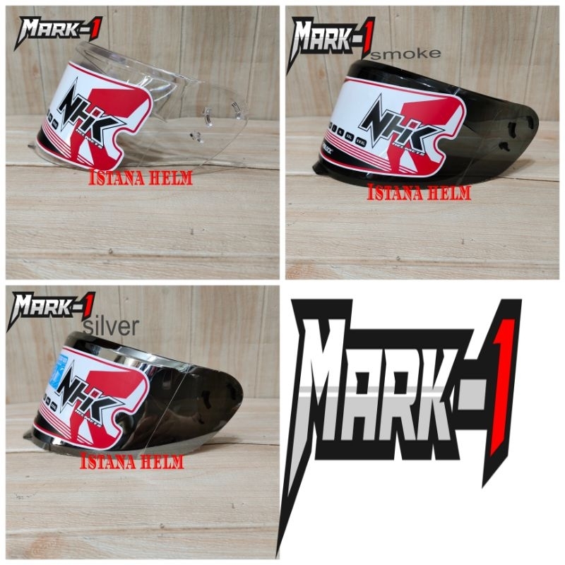 Jual Kaca Helm Flat Visor Nhk Mark Nhk Mark Elite Original Nhk Shopee Indonesia