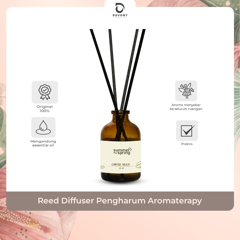 Jual Summer Spring Reed Diffuser Aromatherapy Pengharum Ruangan 40ml