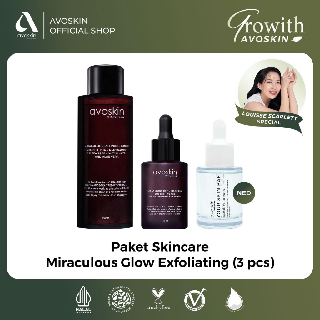 Jual [LOUISSE SCARLETT SPECIAL] Paket SkincareMiraculous Glow