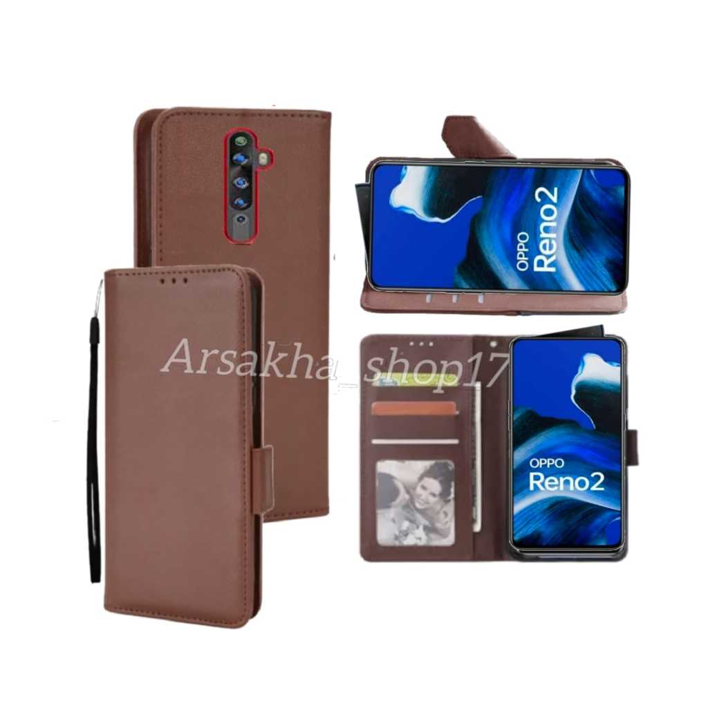 Jual Flip Case For OPPO RENO Casing Dompet Flip Cover Leather