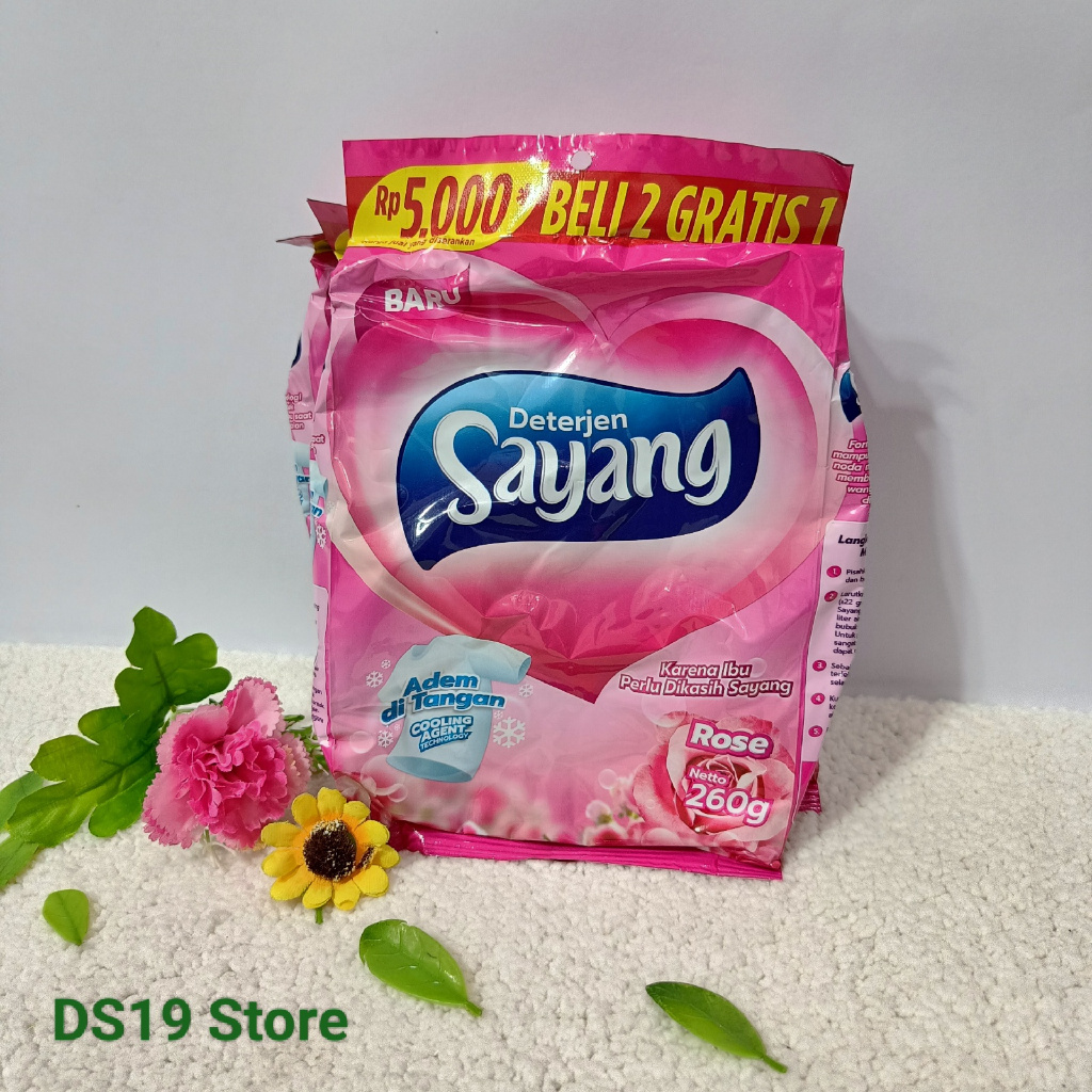 Jual Sayang Detergent Bubuk Rose 260 g | Shopee Indonesia