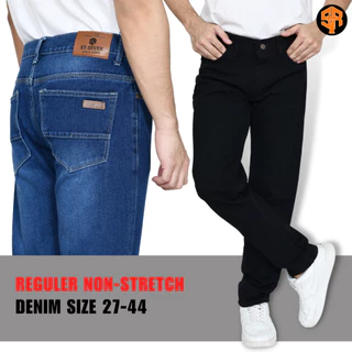 SRSEVEN7 Celana Jeans Panjang Pria Reguler Big Size Jumbo