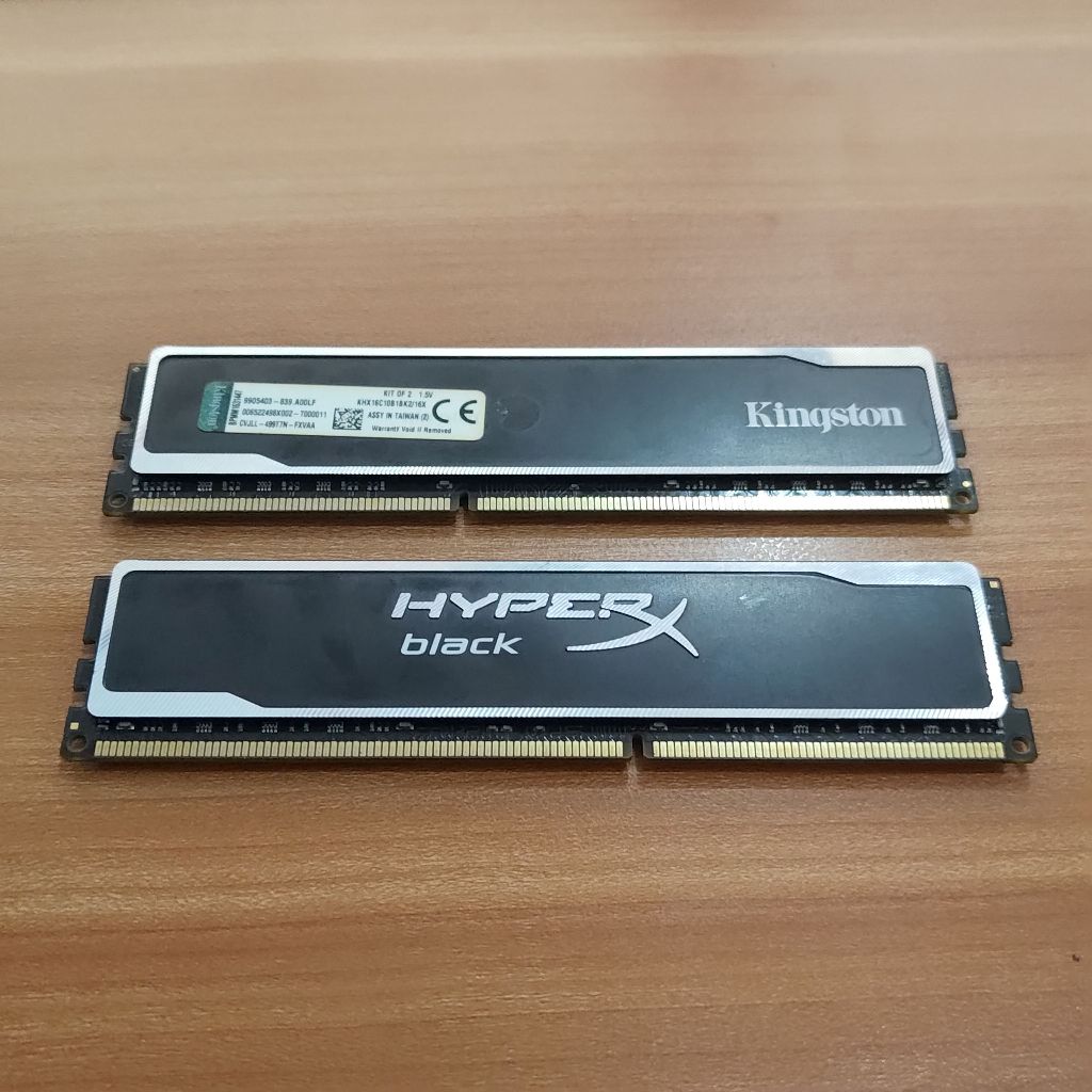 Jual RAM Kingston HyperX Black DDR3 16GB (2x8GB) 1600MHz Dual Kit ...