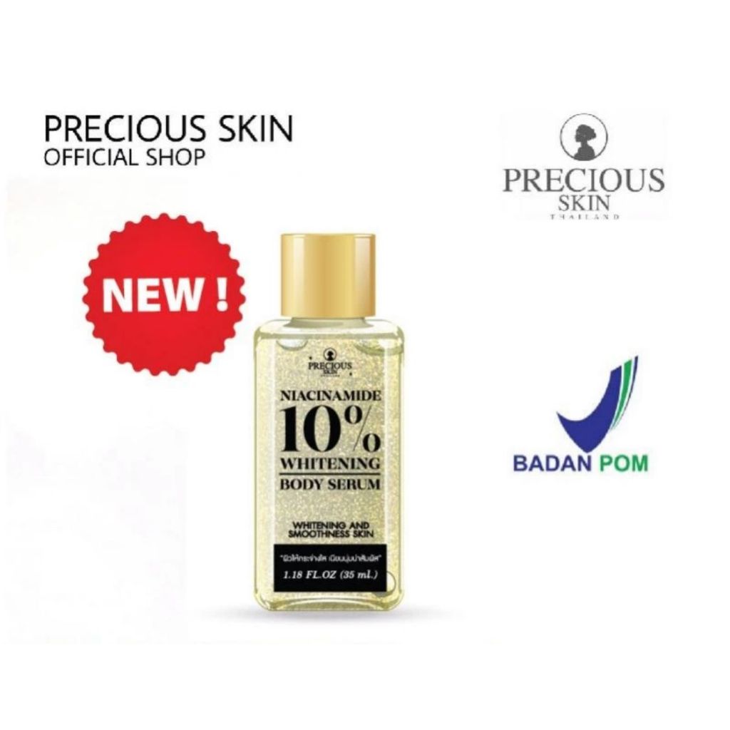 Jual PRECIOUS SKIN THAILAND NIACINAMIDE 10% WHITENING BODY SERUM ...