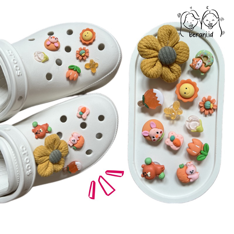 Jual Jibbitz / pin sendal / pin sepatu / jibbitz cr0cs (1pcs) Shopee