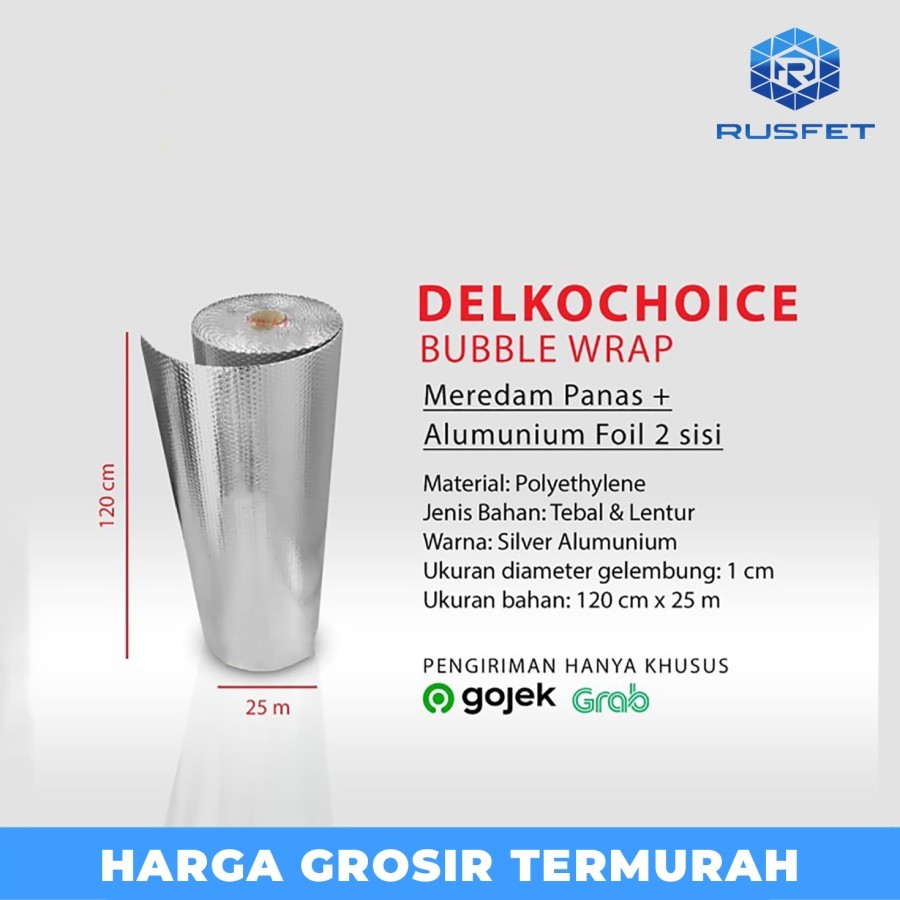 Jual Aluminium Foil Bubble | Insulasi Atap | Peredam Panas Atap ROLL ...