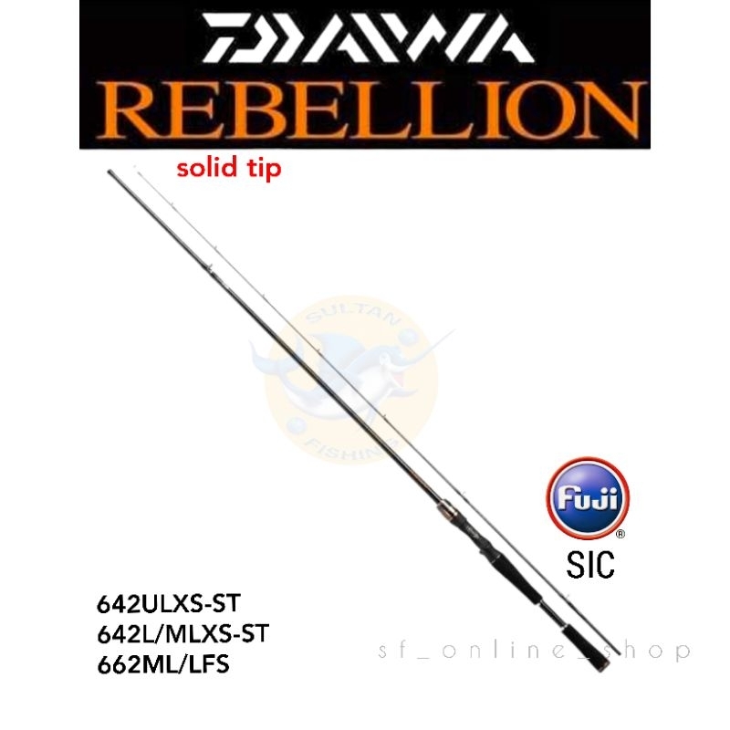 Jual Joran DAIWA REBELLION 642ULXS-ST 642L/MLXS-ST 662ML/LFS