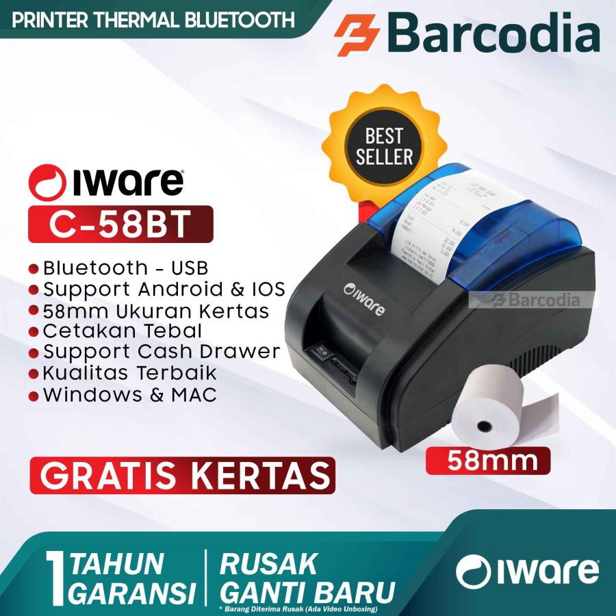 Jual printer bluetooth murah sarmi Harga Terbaik & Termurah Februari 2024