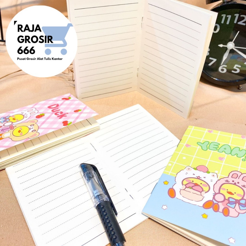 Jual BUKU NOTEBOOK A7 BEBEK KUNING WARNA WARNI KODE HX-812 BK-1017 ALAT ...