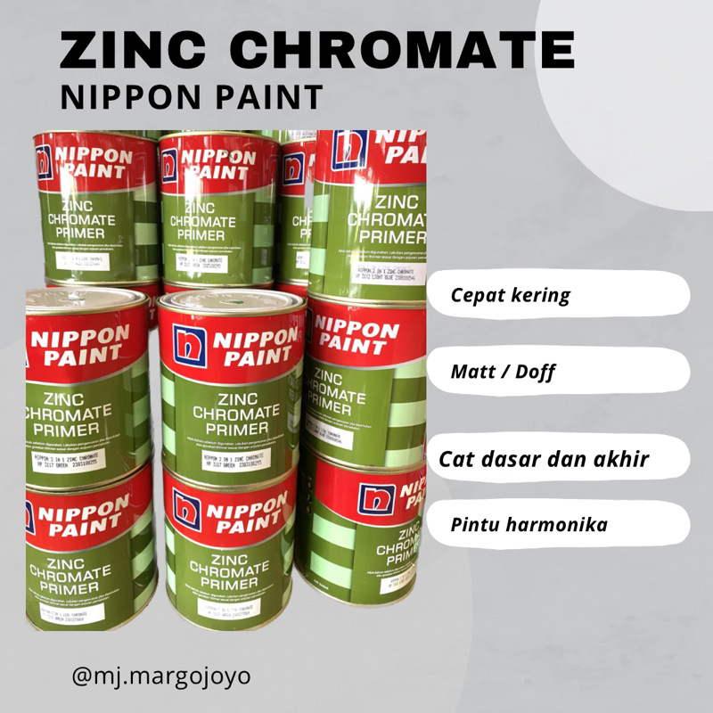 Jual Nippon Paint In Zinc Chromate L Cat Dasar Cat Pelapis