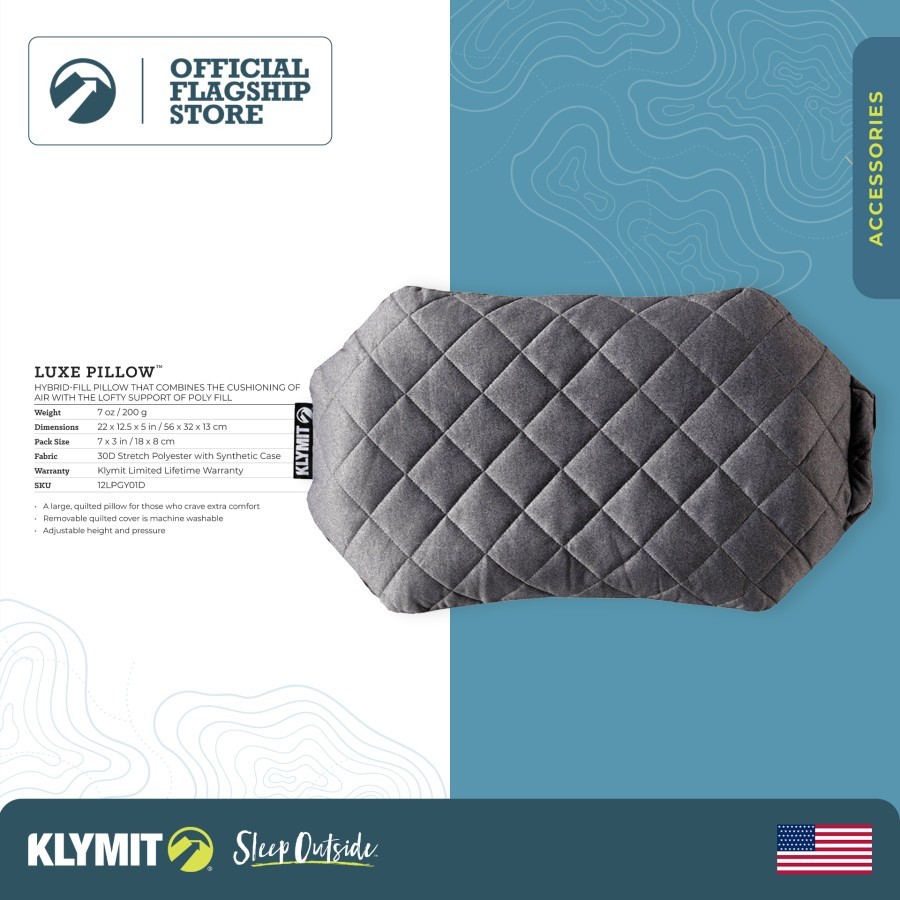 Jual Klymit Luxe Camping Pillow Shopee Indonesia