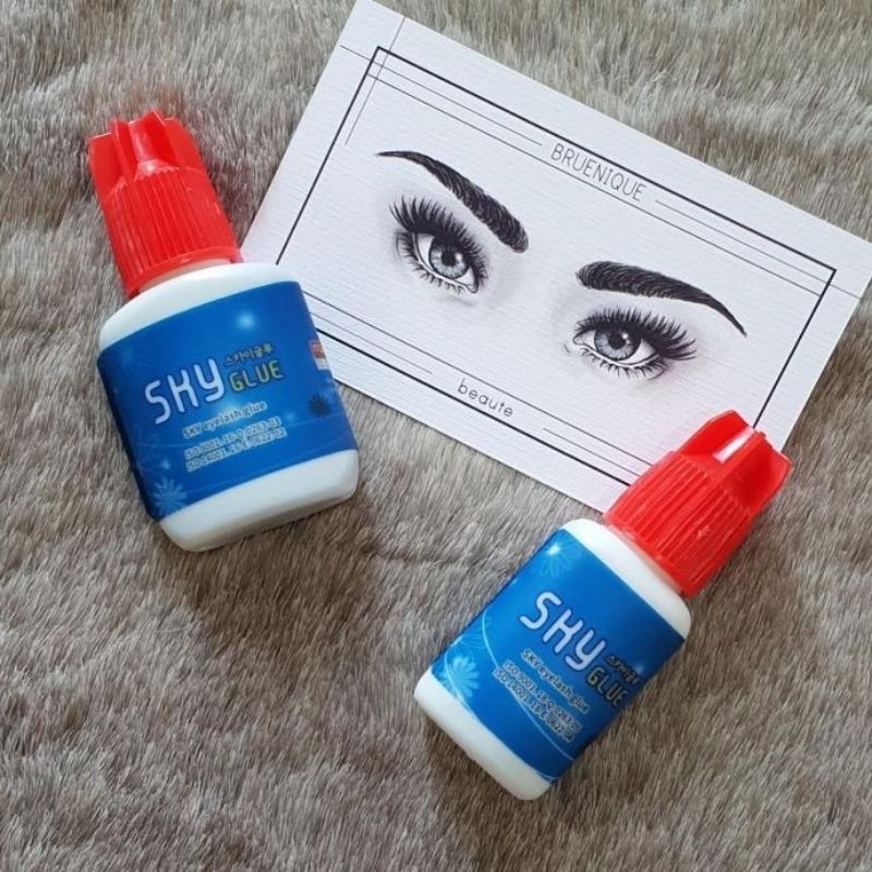 Jual Lem Bulu Mata Sky Glue Tutup Merah Shopee Indonesia