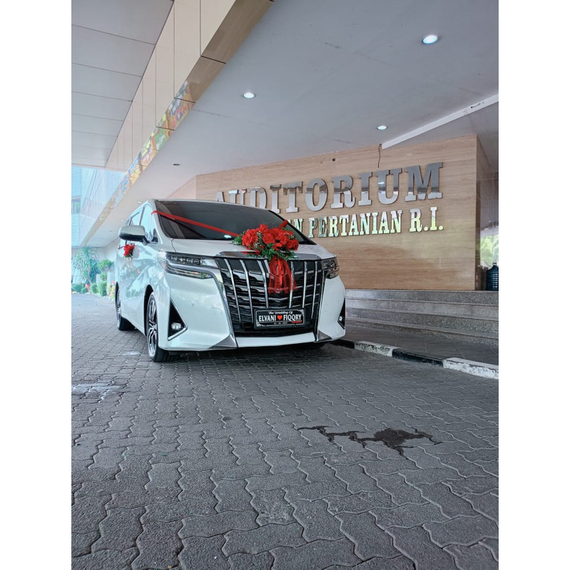 Jual Rent Car Mobil Alphard untuk acara Pengantin Wedding Car di