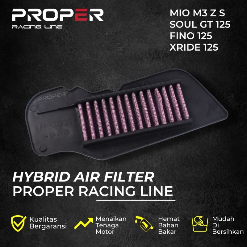 Jual Proper Racing Line Filter Udara SemiRacing Yamaha Mio M3 Z S