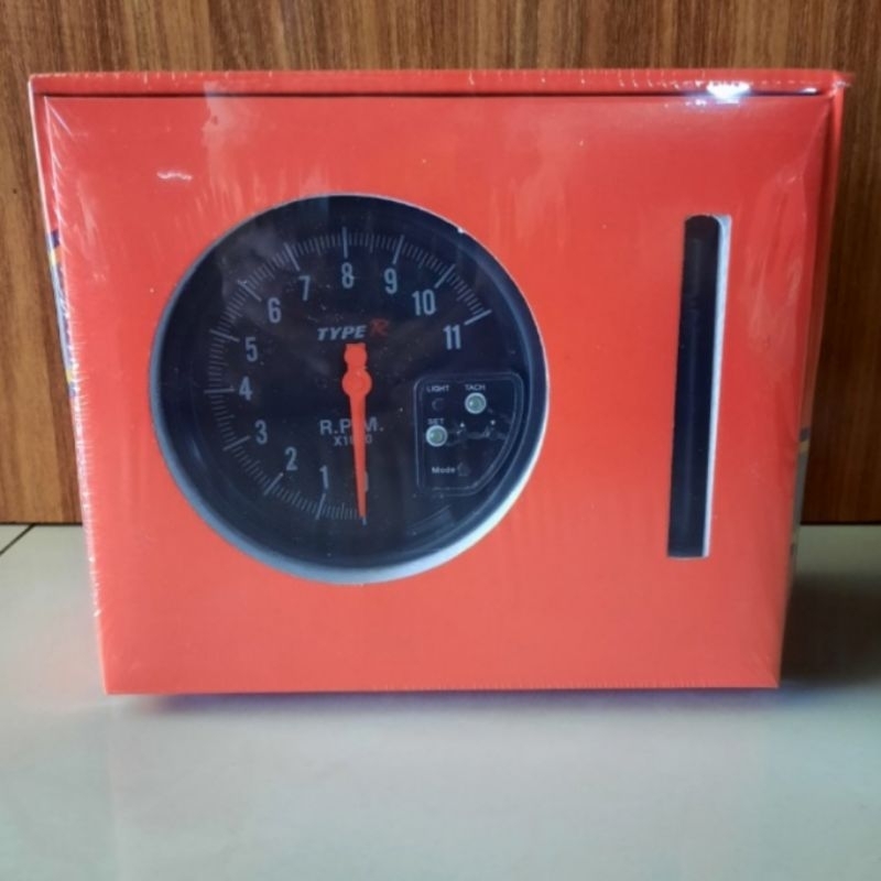 Jual Tachometer RPM Type R RPM Gauge Type R Hitam Tachometer RPM 5