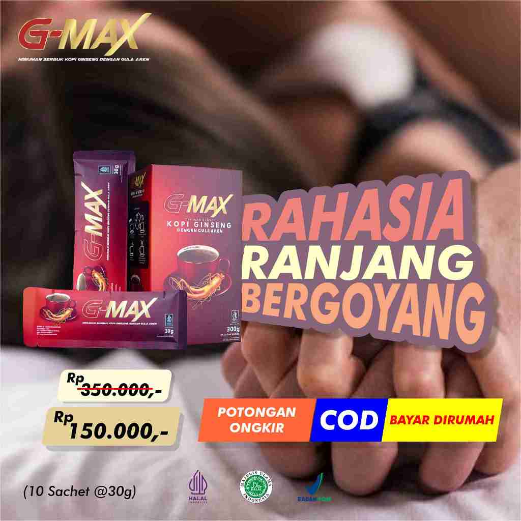 Jual Hm Kopi G Max Moncer Coffee Kopi Pria Dewasa Obat Kuat Herbal Penambah Stamina Pria 100 2246