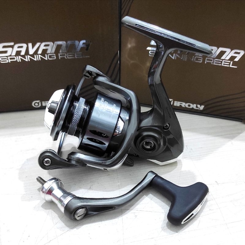 Jual reel iroly savanna SW 1000-6000 power handle full seal | Shopee ...