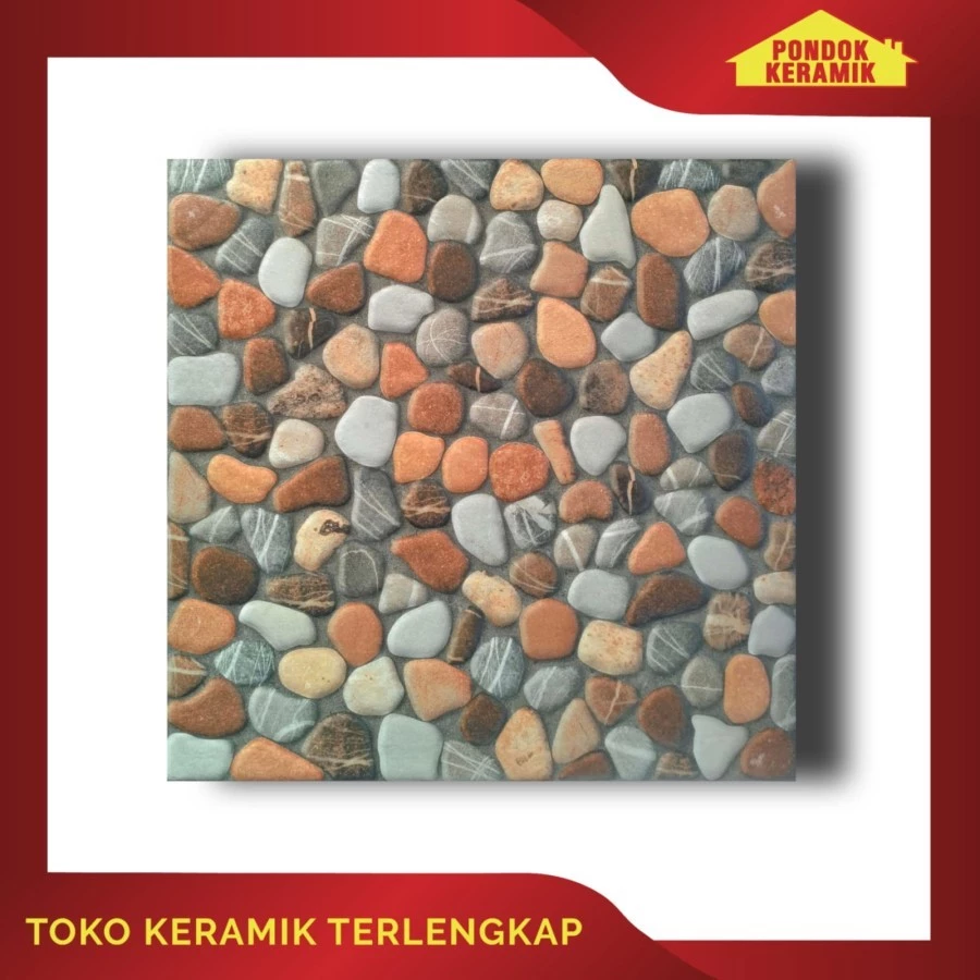 Keramik Lantai Signature 40x40 Rocastone Beige