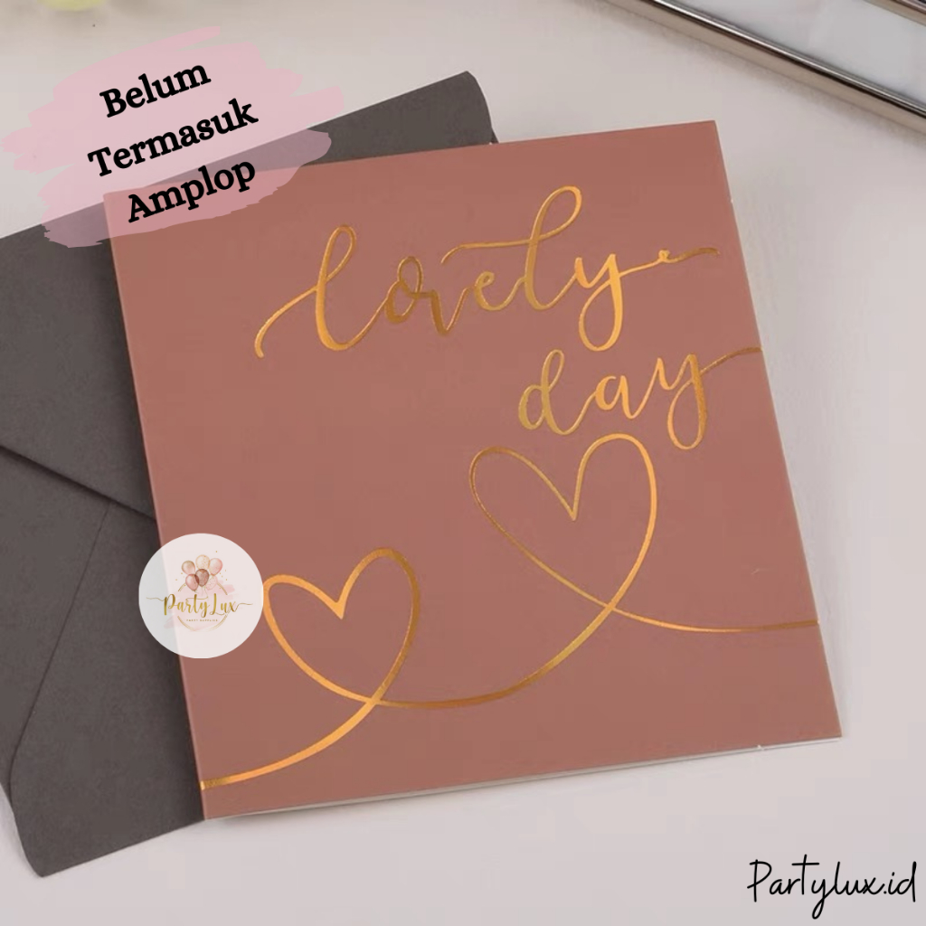 Jual Kartu Ucapan Aesthetic Hologram Ulang Tahun / Greeting Card