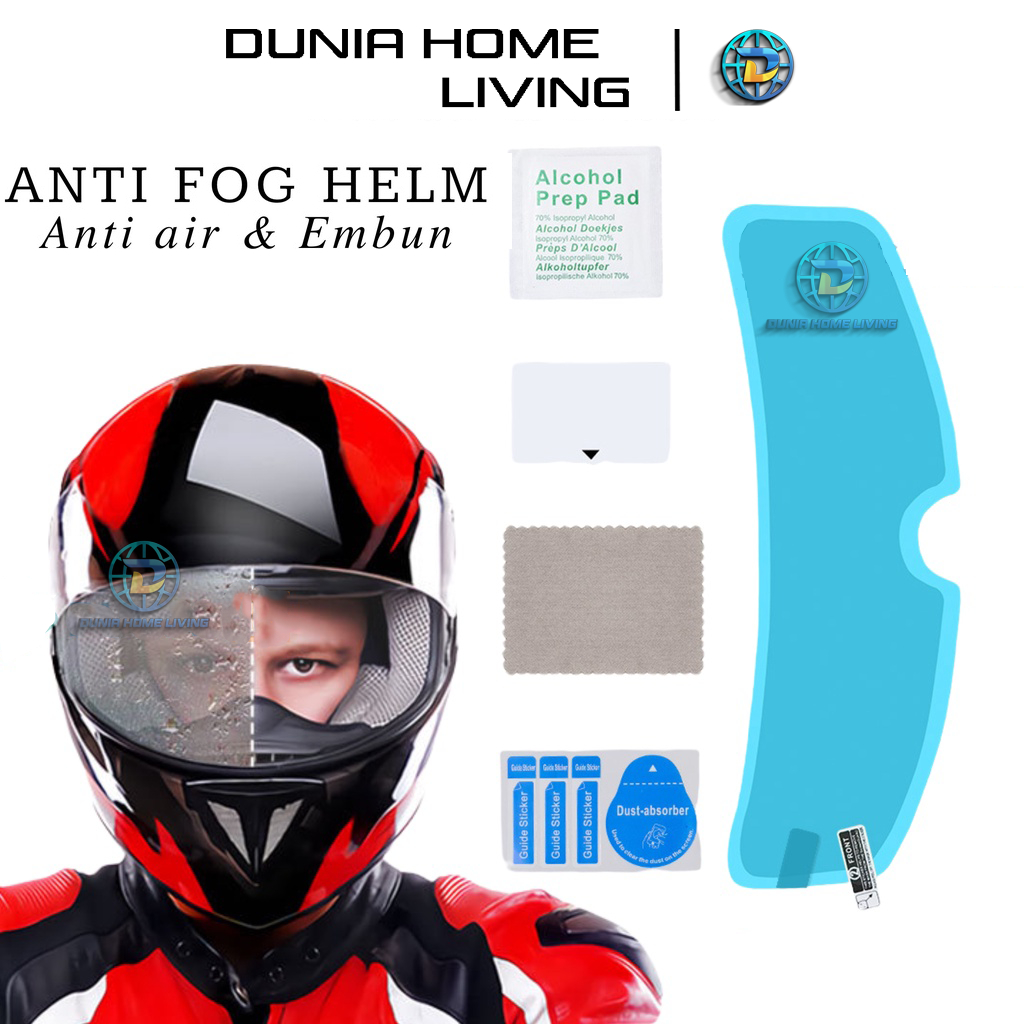 Jual DUNIA HOME LIVING STIKER ANTI FOG KACA HELM MOTOR / ANTI EMBUN