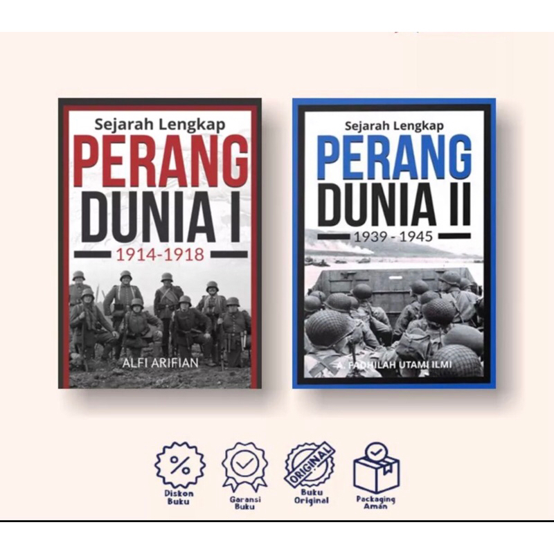 Jual Buku Sejarah Lengkap Perang Dunia 1 Dan 2 (1914-1918 - 1939-1945 ...