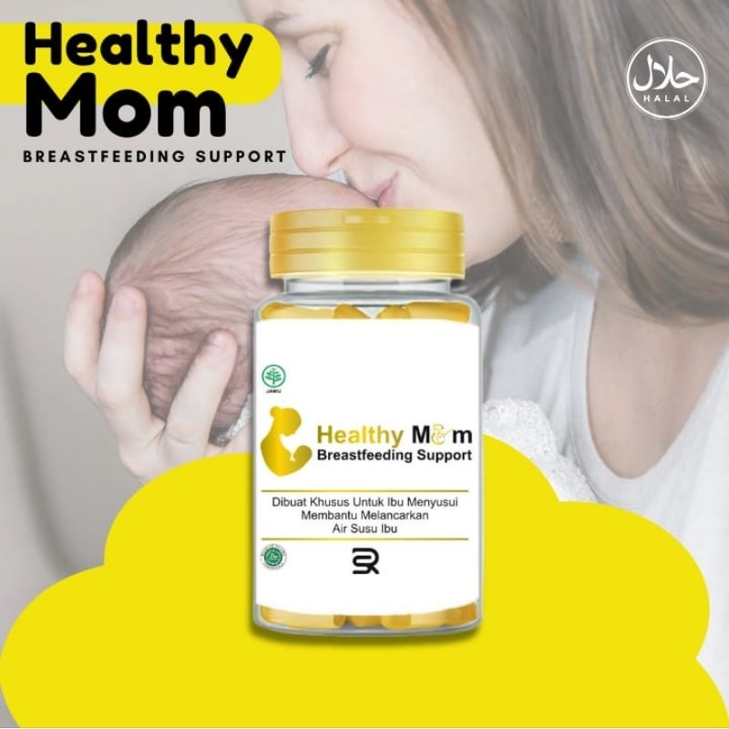 Jual NEW HEALTHY MOM ASI BOOSTER 30 Capsul PELANCAR ASI HALAL / ASI ...