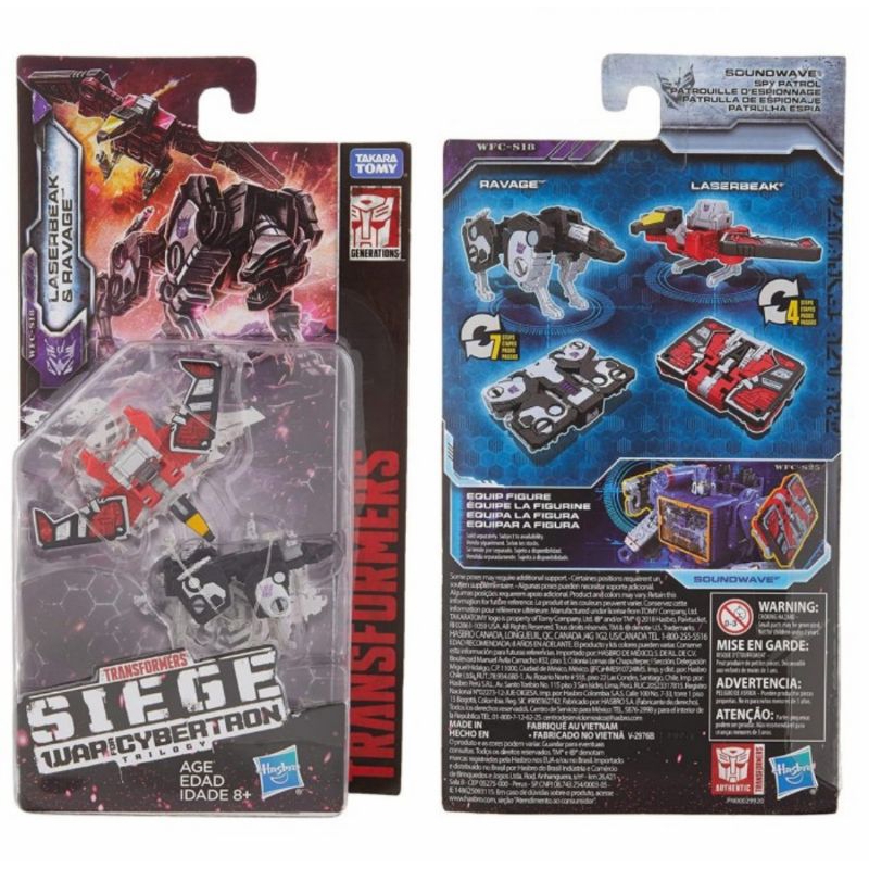 Jual Transformers Siege Laserbeak Ravage Original Hasbro - Mainan Robot ...