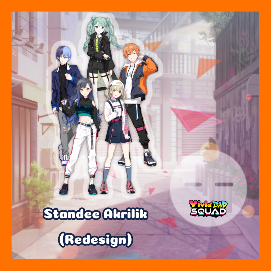 Jual Standee Akrilik Project Sekai Vivid Bad Squad Kohane An Akito Toya ...