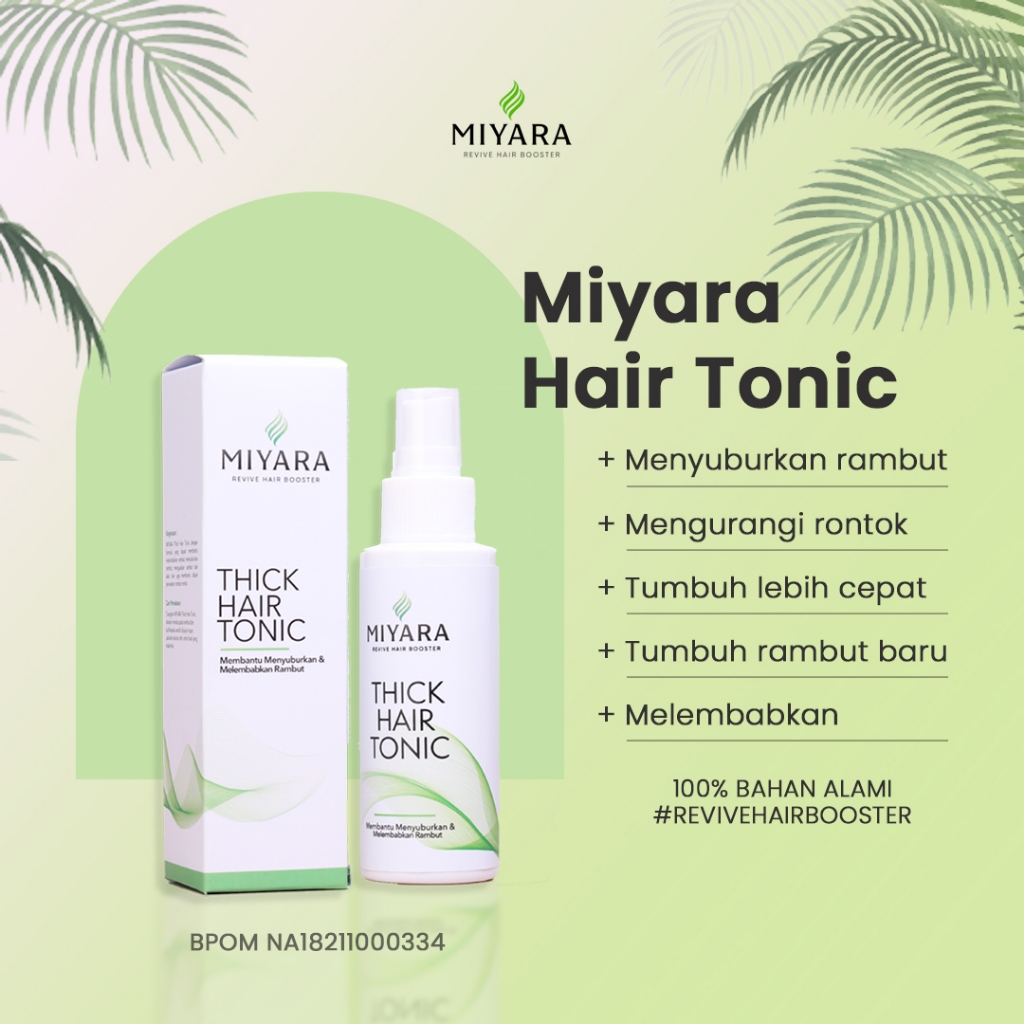 Jual Miyara Hair Tonic 100 ml - Perawatan Rambut Rontok dan Berketombe ...