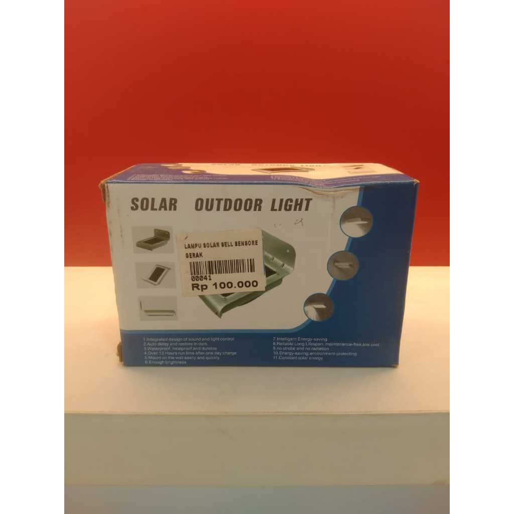Jual Solar Motion Sensor Outdoor Light / lampu sensor tenaga surya