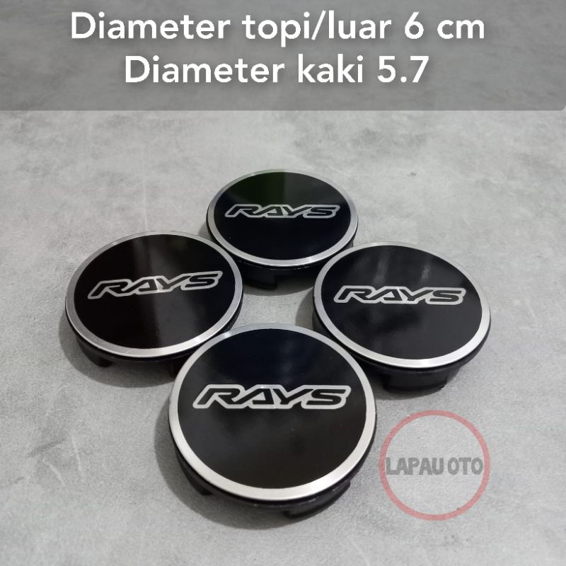 Jual dop velg racing rays 6 cm harga 4 pcs | Shopee Indonesia