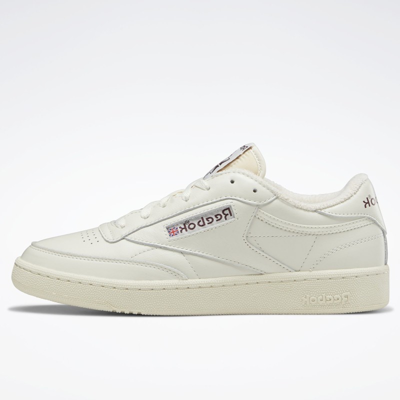 Jual SEPATU SNEAKERS PRIA REEBOK C 85 CLASSIC VINTAGE CHALK RESMI PT