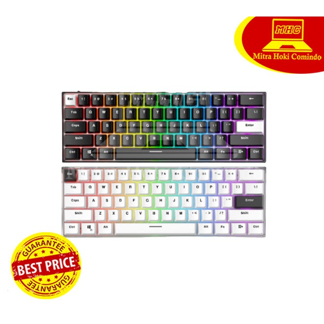 Jual Keyboard Mechanical Fantech Mk Maxfit Frost Wireless Blue Switch Shopee Indonesia