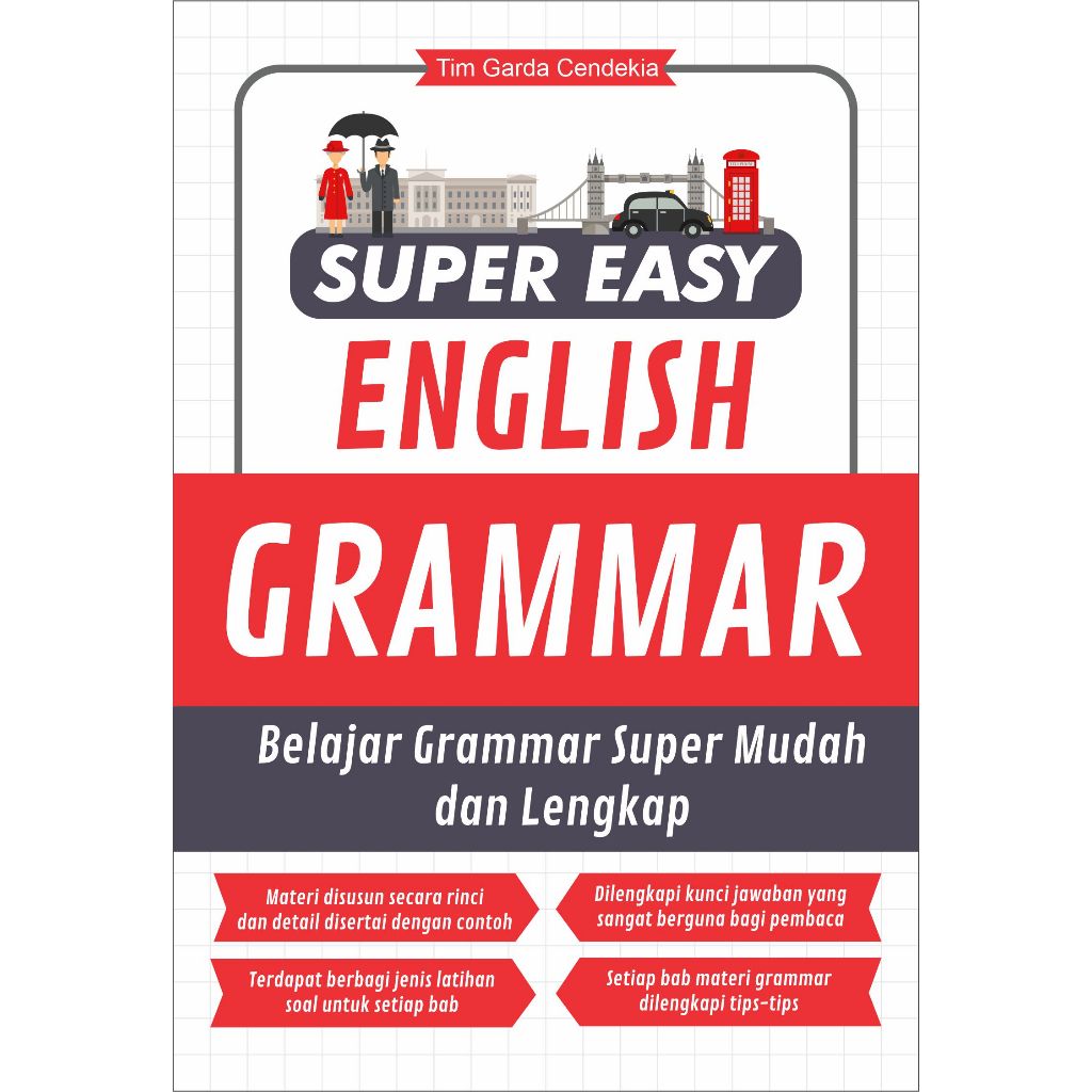 Jual BUKU BAHASA INGGRIS GRAMMAR - SUPER EASY ENGLISH GRAMMAR BEST ...