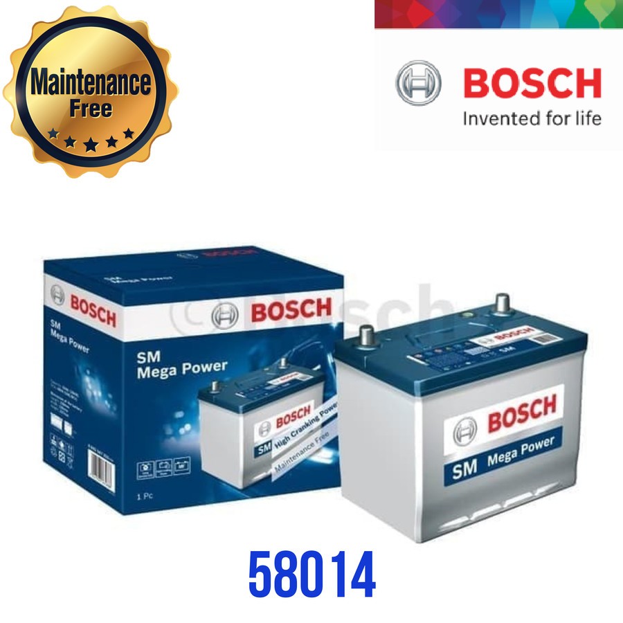 Jual Aki Mobil Bosch 58014 MF 12V 80AH MERCY SERIE E DAN A CLASS ...