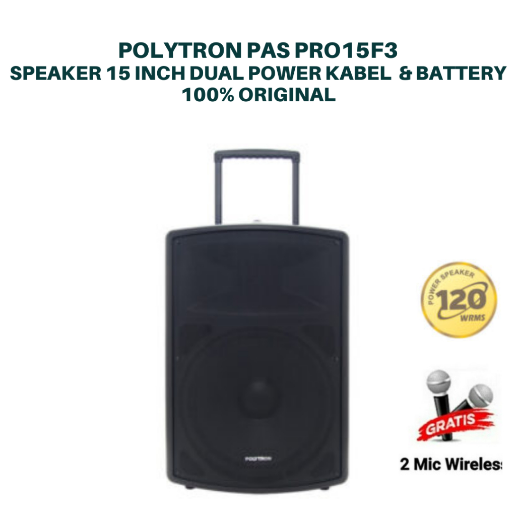 Jual POLYTRON PAS PRO15F3 Speaker 15 inch speaker karaoke speaker