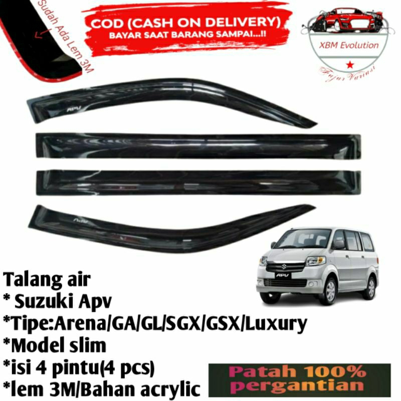 Jual Talang Air Mobil Suzuki Apv Pintu Arena Ga Dll High Quality