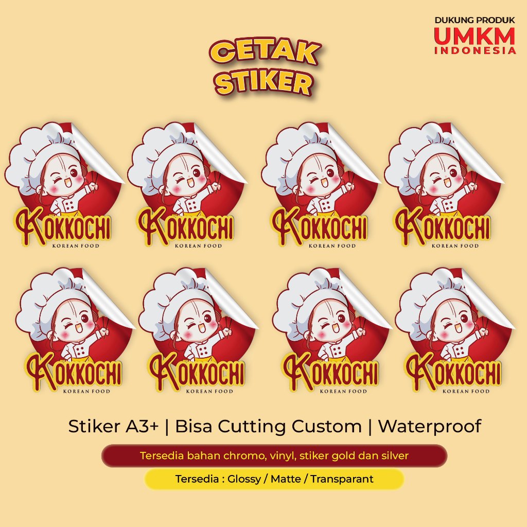 Jual Sticker Vinyl Custom Shopee Indonesia